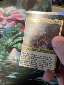 MTG NFC "miscut" War of the Spark Foil Niv-Mizzet Reborn #2 - Image 3