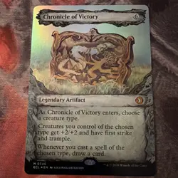 MTG Chronicle of Victory - Foil - Showcase NM-Mint Lorwyn Eclipsed - Image 1