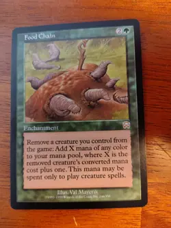 MTG Food Chain Mercadian Masques Combo Enchantment Commander Staple LP/NM - Image 1