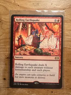 Rolling Earthquake Double Masters Regular MTG NM - Image 1
