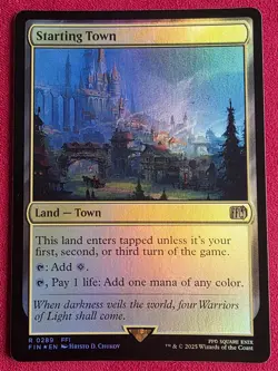 2025 MTG Final Fantasy Starting Town Foil 0289 - Image 1