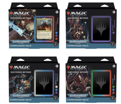 Universes Beyond Warhammer 40K 40,000 Commander Deck Case (Set of 4) MtG NIS - Image 1