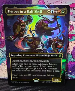 magic the gathering - FOIL! - Heroes in a Half Shell - Legendary Creature Mythic - Image 1