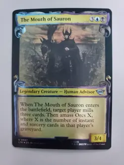 MTG The Mouth of Sauron LotR: Tales Of Middle-earth Foil Showcase Uncommon - Image 1