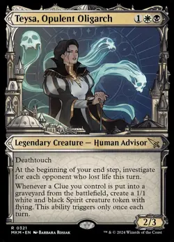 [1x] Teysa, Opulent Oligarch (0321) - Foil - Showcase Near Mint, English MKM Sin - Image 1