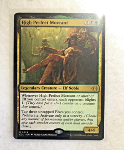 Magic the Gathering **High Perfect Morcant** Lorwyn Eclipsed - Rare - Legendary - Image 1