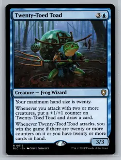 Twenty-Toed Toad Commander: Bloomburrow #16 Magic MTG - Image 1