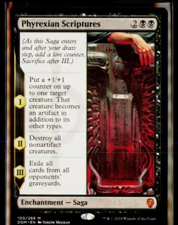 Dominaria #100 Phyrexian Scriptures - Image 1