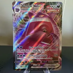 Pokemon TCG Gengar VMAX 157/264 Swsh08: Fusion Strike Holo Card Mint Condition - Image 1