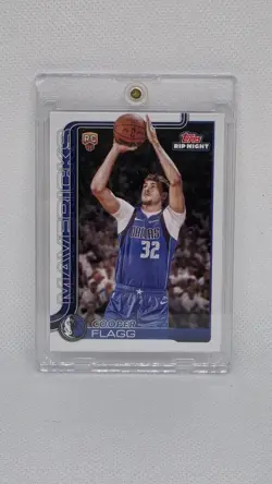 Topps 2025 Rip Night Cooper Flagg Rookie Dallas Mavericks Basketball Card BK21 - Image 1