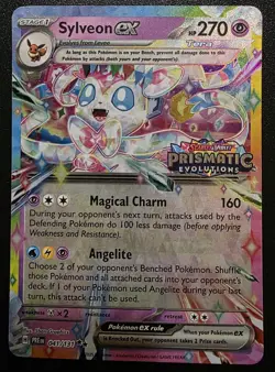 Sylveon EX Prismatic Evolutions STAMPED Promo 041/131 Pokemon 2025 - Image 1