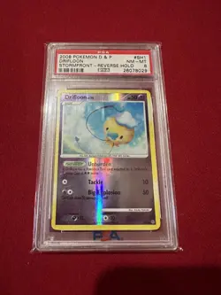 PSA 8 Drifloon (Shiny) SH1 Pokemon Stormfront Reverse Holo - Image 1