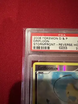 PSA 8 Drifloon (Shiny) SH1 Pokemon Stormfront Reverse Holo - Image 3