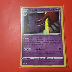Gengar Holo Rare Holo SWSH06: Chilling Reign 057/198 NM Pokemon TCG - Image 1