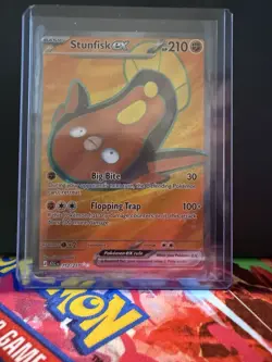 Pokemon TCG Stunfisk Ex 252/217 Ascended Heroes Ultra Rare NM Card - Image 1