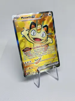 Meowth EX Full Art Holo - Pokemon Card 107/088 English 2026 Perfect Order - Image 2