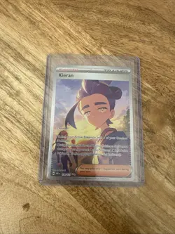 Pokemon TCG Kieran Trainer Prismatic Evolutions Card 174/131 Sir - Image 1