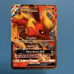 Pokemon TCG Flareon GX Black Star Promo Holo Card SM171 - Image 2