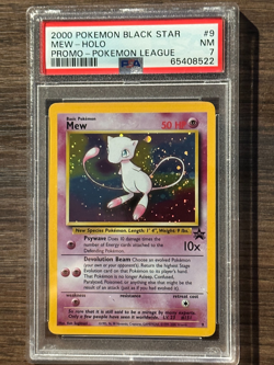 2000 Pokemon Black Star Mew Pokemon League Promo PSA 7 PSA # 65408522 WITH SWIRL - Image 3