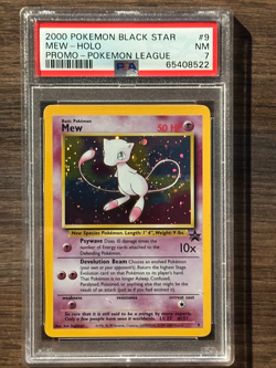2000 Pokemon Black Star Mew Pokemon League Promo PSA 7 PSA # 65408522 WITH SWIRL - Image 4