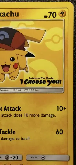 POKEMON CARD - ASH'S PIKACHU - SM111 - PROMO - 2017 - LP - Image 4