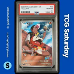 2025 POKEMON SV CHINESE GEM PACK VOL.1 #0309/09 FUECOCO TRIPLE RARE PSA 10 - Image 1