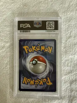 1999 POKEMON FOSSIL #4 DRAGONITE-HOLO PSA 6 - Image 2