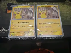 Pokemon TCG Pikachu At The Museum Promo Card Mint/Sealed x2 - Image 1