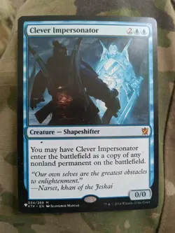 Clever Impersonator - Khans of Tarkir - NM - English MTG NICE CARD!! - Image 1
