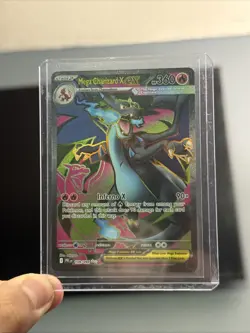 Mega Charizard x Ex 109/094 English Pokemon TCG Full Art Secret Rare NM - Image 2