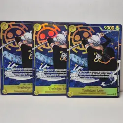 One Piece Trafalgar Law Card OP10-119 3 Alt Art SEC Secret Yellow TCG English - Image 1