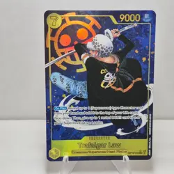 One Piece Trafalgar Law Card OP10-119 3 Alt Art SEC Secret Yellow TCG English - Image 3