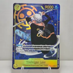 One Piece Trafalgar Law Card OP10-119 3 Alt Art SEC Secret Yellow TCG English - Image 5