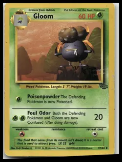 Gloom #37/64 Jungle Moderately played Pokemon tcg - Image 1