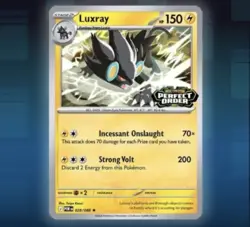 Pokemon Luxray 028/088 Perfect Order Best Buy Stamped Promo Sealed NM Mint - Image 1