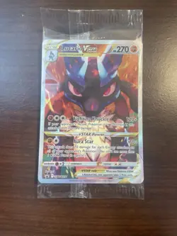 Pokemon Lucario VSTAR SWSH291 Sword & Shield Promo Card, Sealed, NM Condition - Image 1