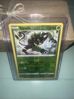 Pokemon TCG Zarude Rare Reverse Holo 16/72 Shining Fates Near Mint NM - Image 1