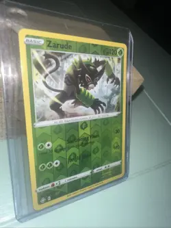 Pokemon TCG Zarude Rare Reverse Holo 16/72 Shining Fates Near Mint NM - Image 2