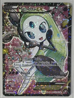 Pokemon TCG Meloetta EX RC25 Legendary Treasures Ultra Rare Full Art Holo - Image 1