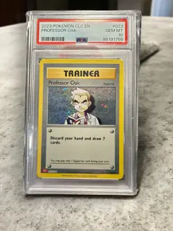 Professor Oak (CLC) 023/034 Trading Card Game Classic Holo - Image 1