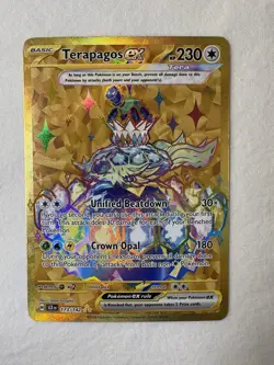 ENG Pokemon TCG – Terapagos EX (173/142) HYPER RARE NM/M Pack Fresh - Image 2