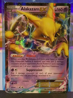 Alakazam EX - 25/124- XY Fates Collide - Pokemon TCG English - Image 1