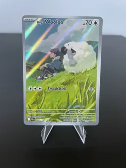 Hop's Wooloo 170/159 - Pokemon TCG - Journey Together Holo - IR - NM - Image 1
