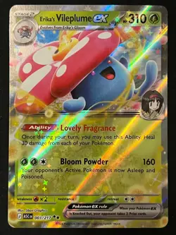 Pokemon TCG Erika's Vileplume ex 003/217 Double Rare - Ascended Heroes - Fresh ✅ - Image 1