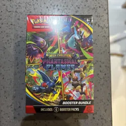 Pokemon TCG Mega Evolution Phantasmal Flames Booster Bundle Sealed - Image 1