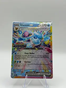 Glaceon EX Prismatic Evolutions STAMPED Sealed Promo Card 026/131 Surprise Box - Image 1