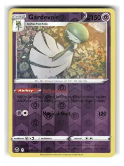 Gardevoir 069/195 Rare Silver Tempest Pokemon Reverse Holo Near Mint - Image 1