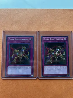 Konami Yu-Gi-Oh! Chain Disappearance Trap Cards Lot TU06 LCYW 1st Edition - 2 - Image 1