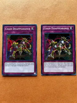 Konami Yu-Gi-Oh! Chain Disappearance Trap Cards Lot TU06 LCYW 1st Edition - 2 - Image 3
