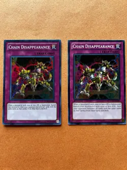 Konami Yu-Gi-Oh! Chain Disappearance Trap Cards Lot TU06 LCYW 1st Edition - 2 - Image 4